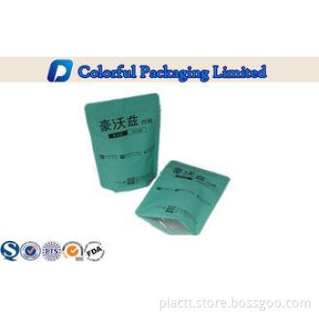 biodegradable Plastic Matte Black Stand up Pouch For Underw